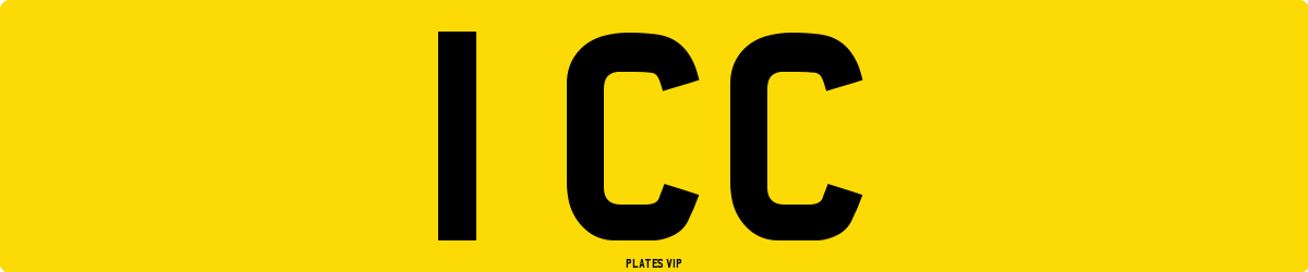 1 CC Number Plate