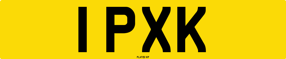 1 PXK Number Plate