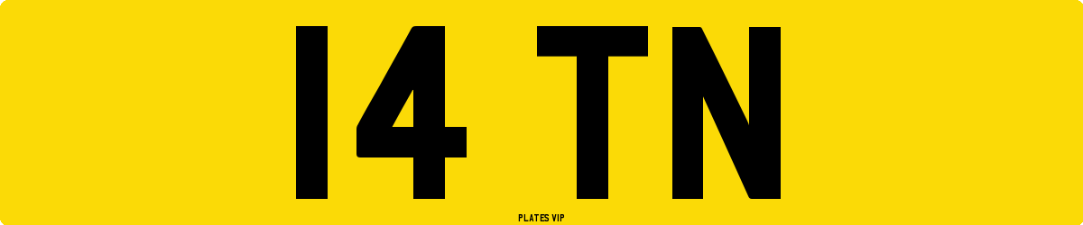 14 TN Number Plate