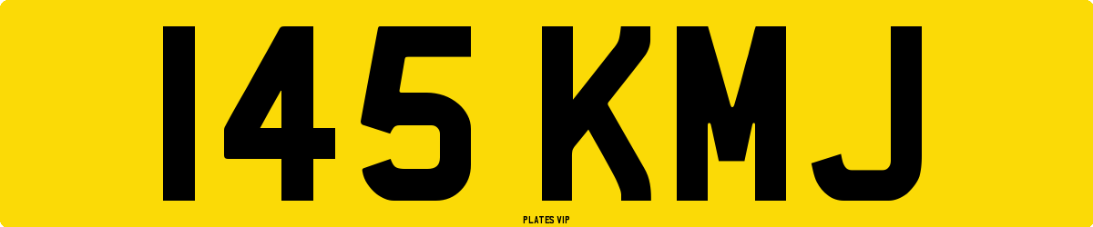 145 KMJ Number Plate