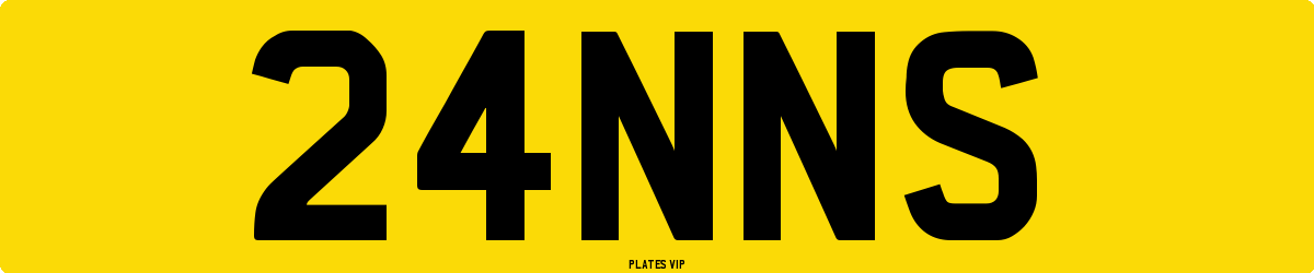 24NNS Number Plate