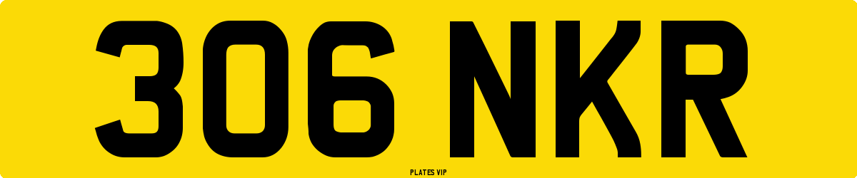 306 NKR Number Plate