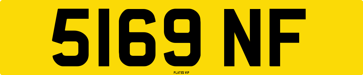5169 NF Number Plate