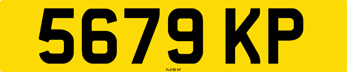 5679 KP Number Plate