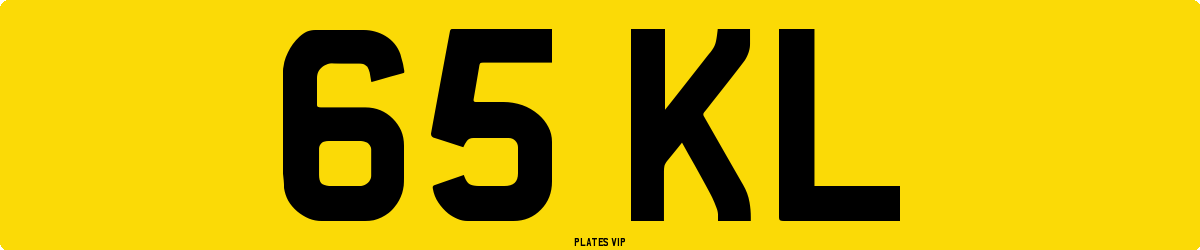 65 KL Number Plate
