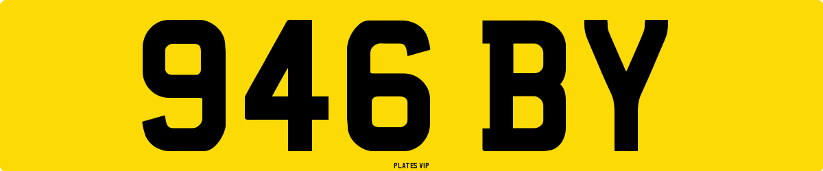 946 BY Number Plate