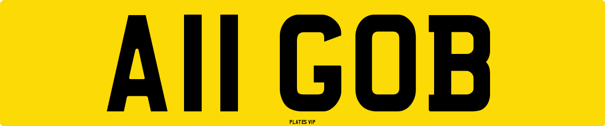 A11 GOB Number Plate
