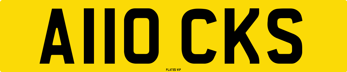 A110 CKS Number Plate