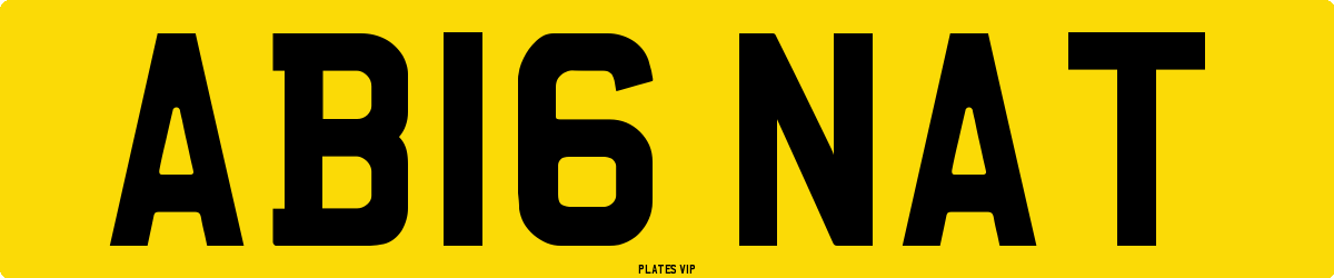 AB16 NAT Number Plate