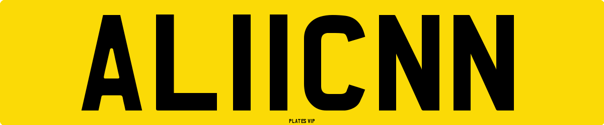 AL11CNN Number Plate