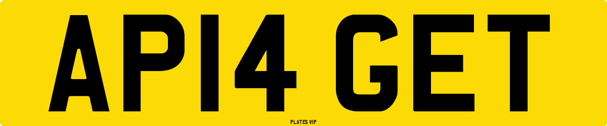 AP14 GET Number Plate