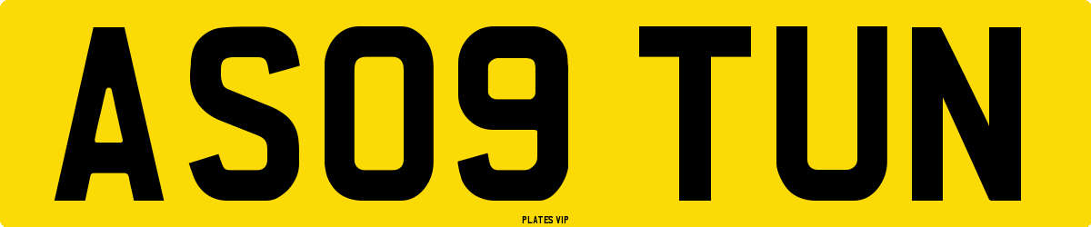 AS09 TUN Number Plate