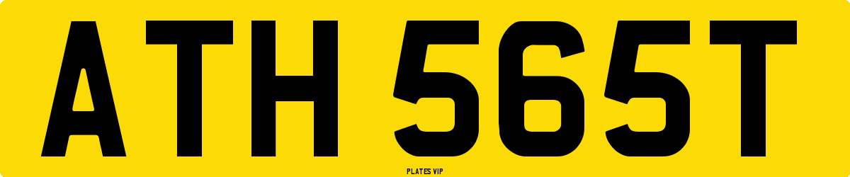 ATH 565T Number Plate