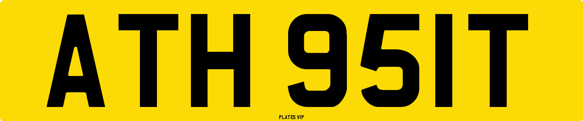 ATH 951T Number Plate