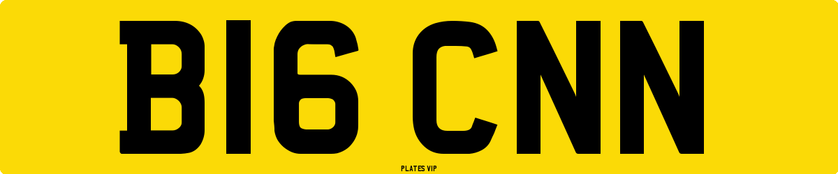 B16 CNN Number Plate