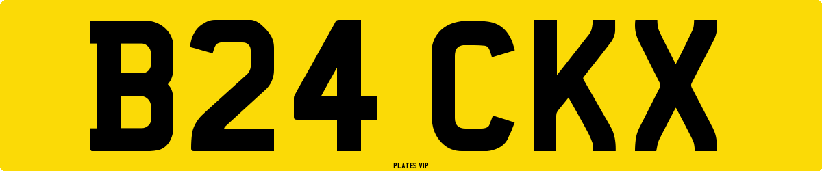 B24 CKX Number Plate