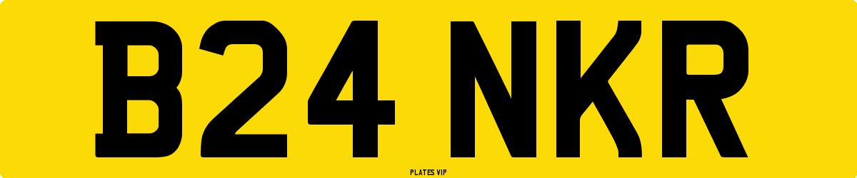 B24 NKR Number Plate