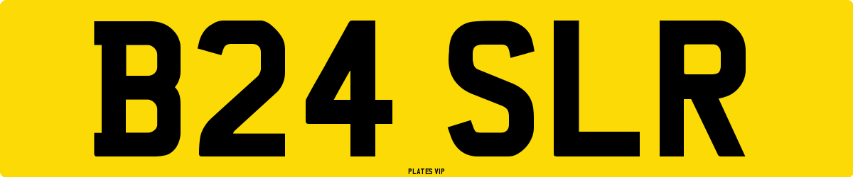 B24 SLR Number Plate