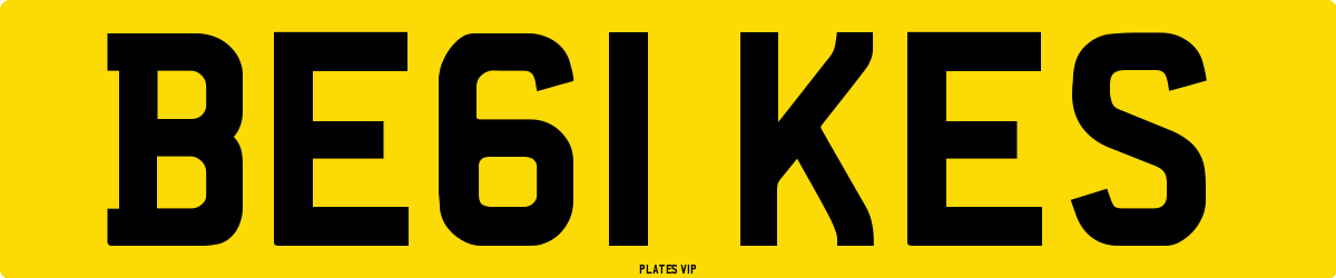 BE61 KES Number Plate