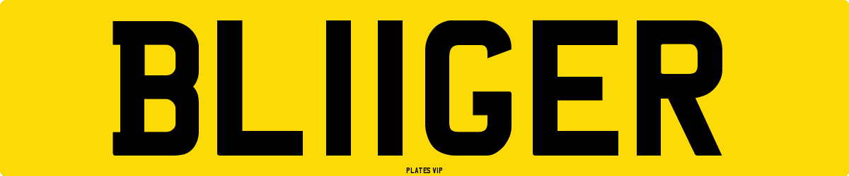 BL11GER Number Plate