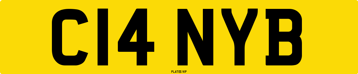 C14 NYB Number Plate