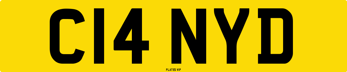 C14 NYD Number Plate