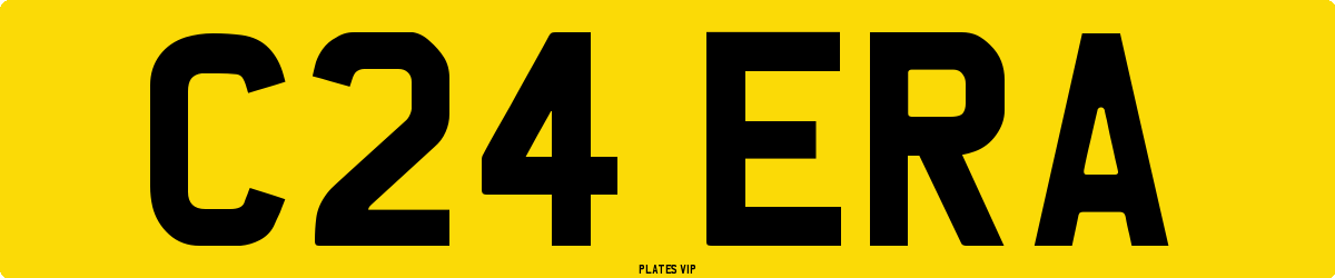 C24 ERA Number Plate