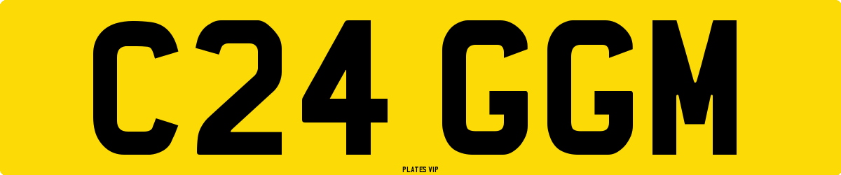 C24 GGM Number Plate