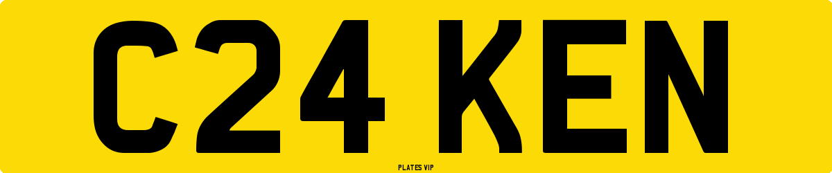 C24 KEN Number Plate