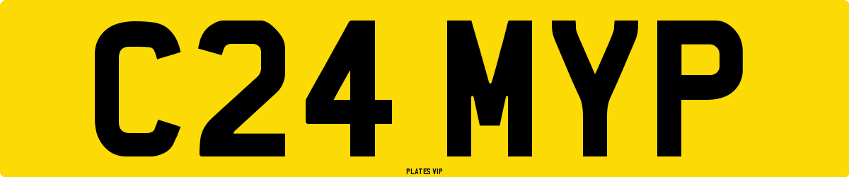 C24 MYP Number Plate
