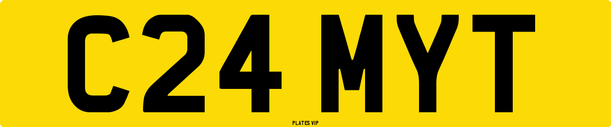 C24 MYT Number Plate
