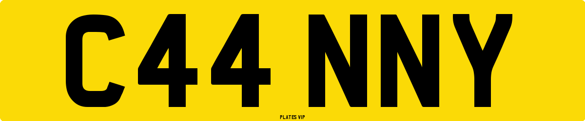 C44 NNY Number Plate