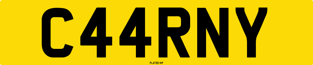 C44RNY Number Plate
