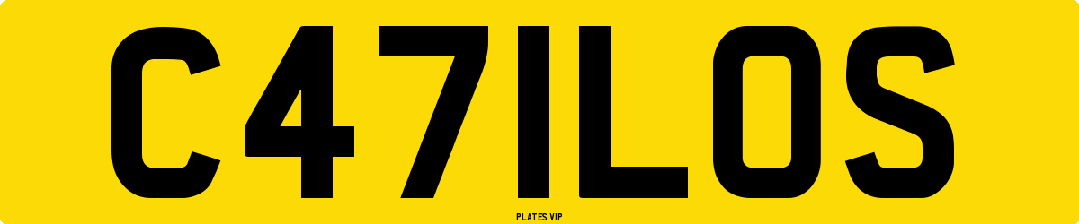C471LOS Number Plate