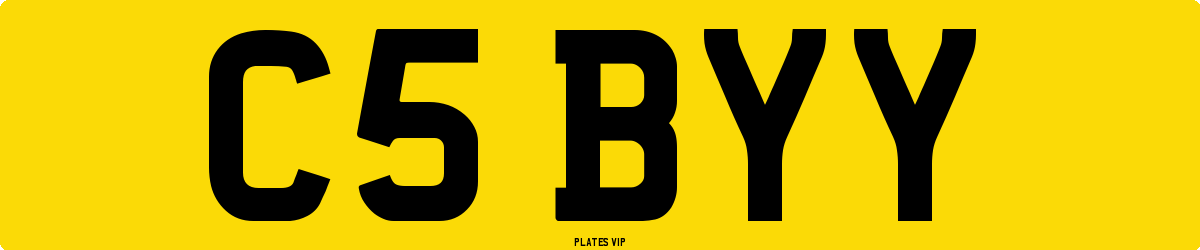 C5 BYY Number Plate