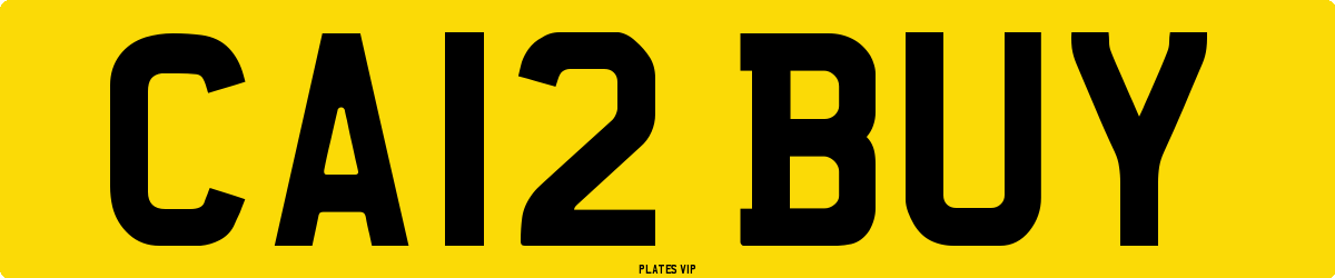 CA12 BUY Number Plate