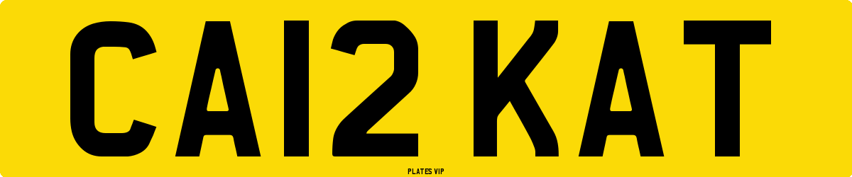CA12 KAT Number Plate