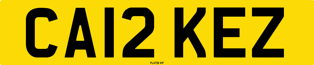 CA12 KEZ Number Plate