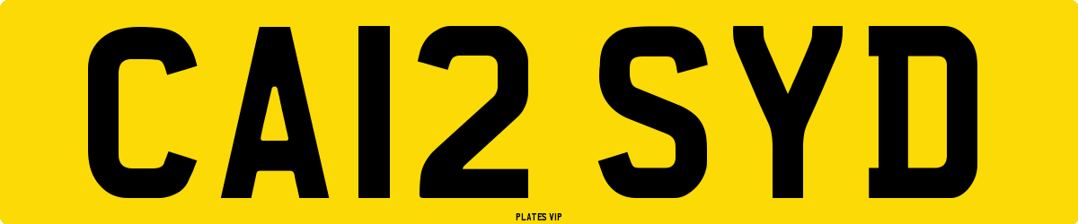 CA12 SYD Number Plate