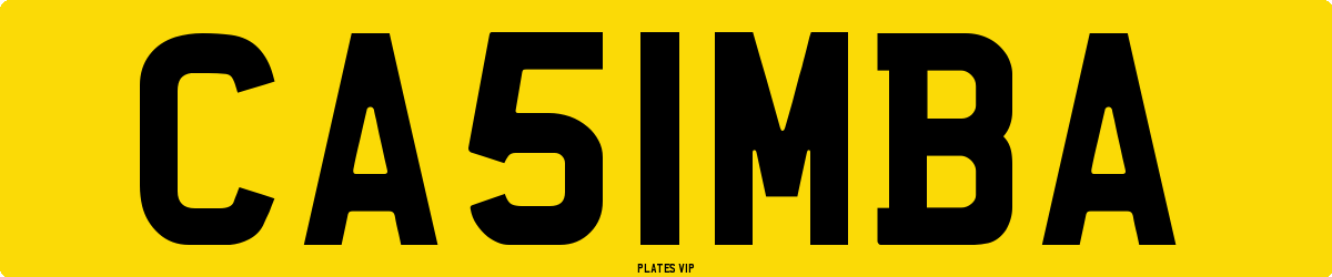 CA51MBA Number Plate