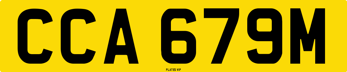 CCA 679M Number Plate