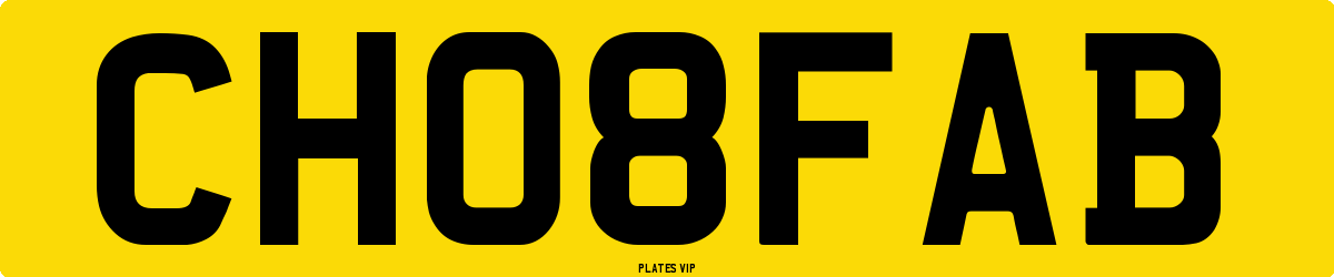CH 08 FAB Number Plate