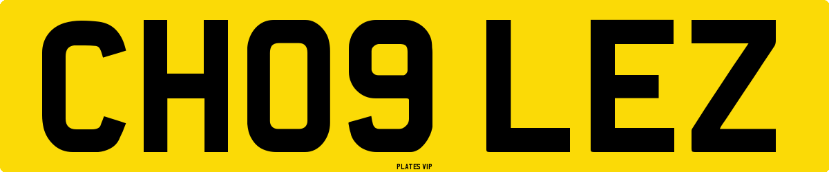 CH09 LEZ Number Plate