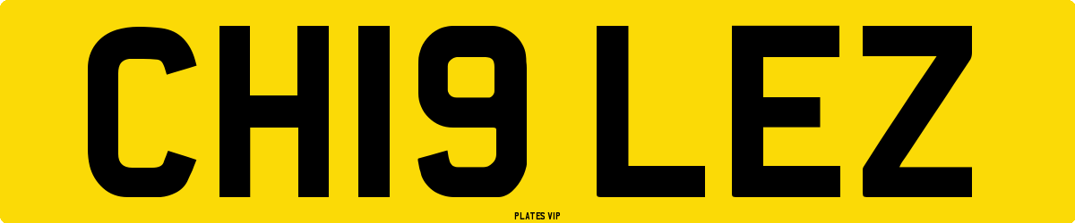 CH19 LEZ Number Plate