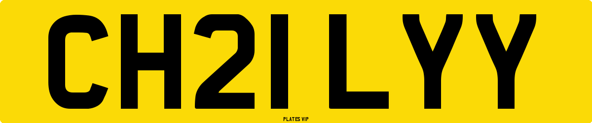 CH21 LYY Number Plate