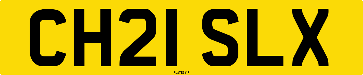 CH21 SLX Number Plate
