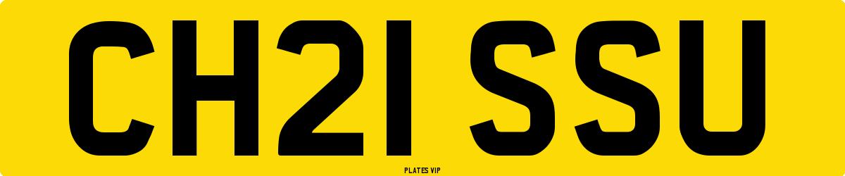CH21 SSU Number Plate