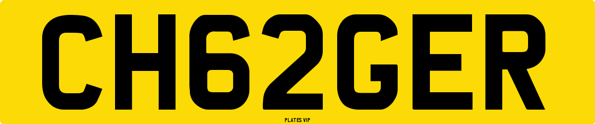 CH62GER Number Plate