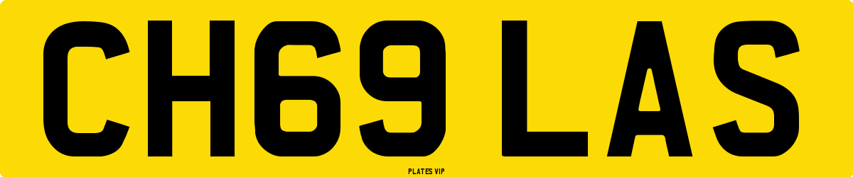 CH69 LAS Number Plate