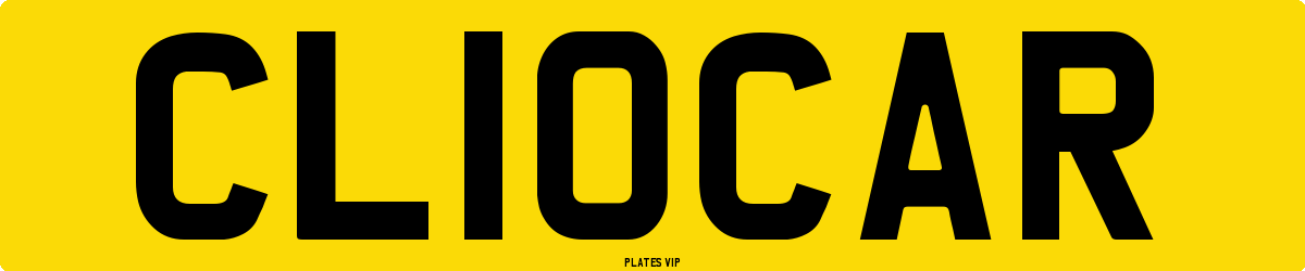 CL 10 CAR Number Plate